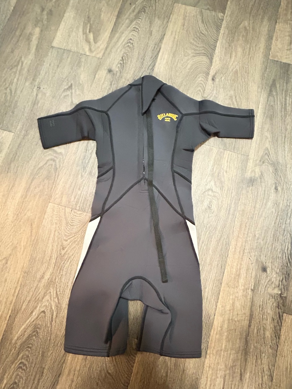 Billabong Black and White Kids Shorty Wetsuit